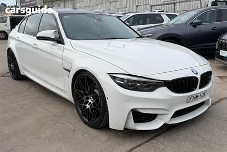 White 2018 BMW M3 Sedan