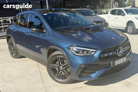 Blue 2021 Mercedes-Benz GLA200 Wagon 4Matic