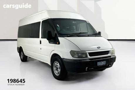 White 2005 Ford Transit Bus 12 Seat