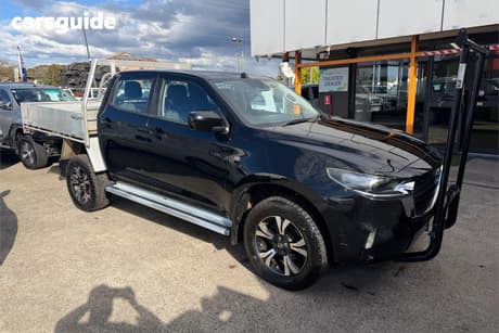 Black 2020 Mazda BT-50 Dual Cab Chassis Xt (4X2)