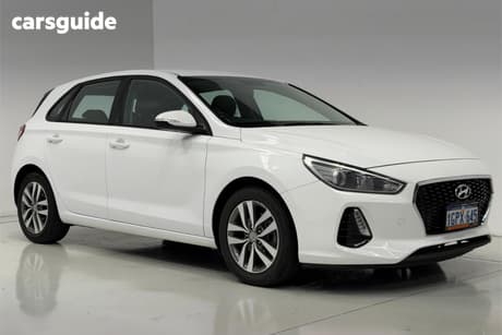 White 2018 Hyundai I30 Hatchback Active