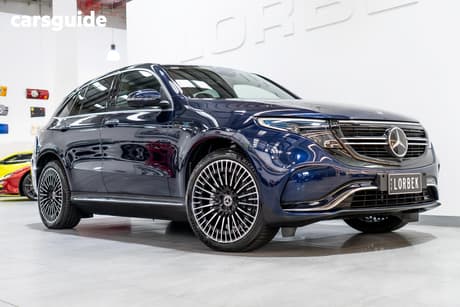 Blue 2020 Mercedes-Benz Eqc400 Wagon 4Matic Electric Art Line