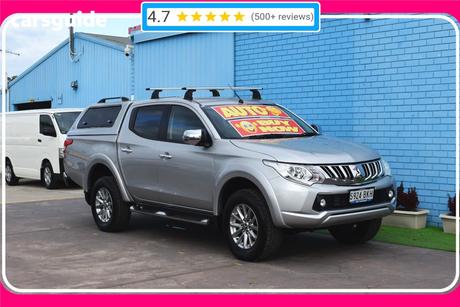 Silver 2015 Mitsubishi Triton Dual Cab Utility Gls (4X4)