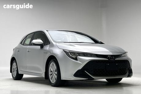 Silver 2023 Toyota Corolla Hatchback Ascent Sport Hybrid