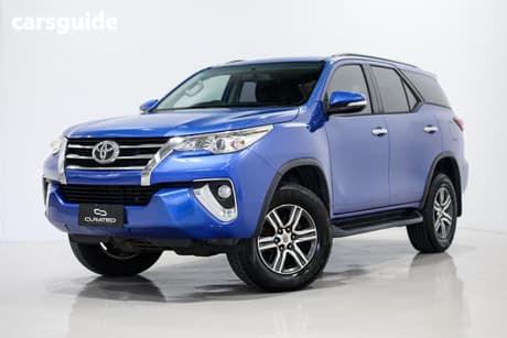 Blue 2016 Toyota Fortuner Wagon Gxl