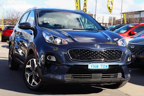 Blue 2019 Kia Sportage Wagon Si Premium (Fwd)