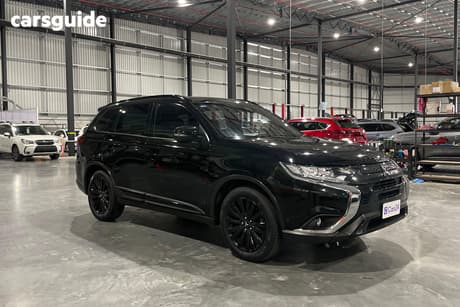 Black 2020 Mitsubishi Outlander Wagon Black Edition 7 Seat (2Wd)