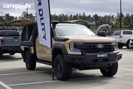 Beige 2025 Ford Ranger Super Cab Chassis Super Duty (4X4)