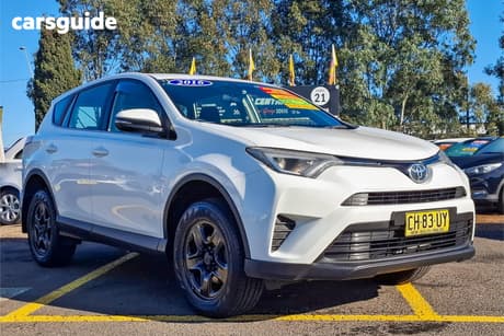 White 2016 Toyota RAV4 Wagon Gx (2Wd)