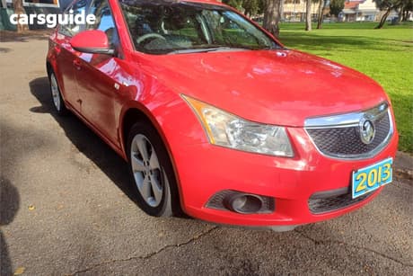 Red 2012 Holden Cruze Hatchback Cd