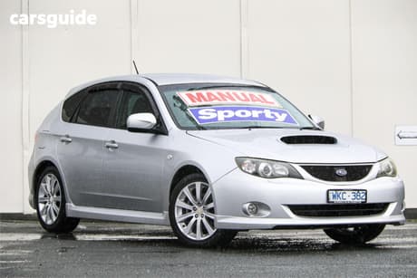 Silver 2008 Subaru Impreza Hatchback Wrx (Awd)