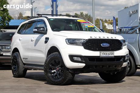 White 2020 Ford Everest Wagon Sport (4Wd)