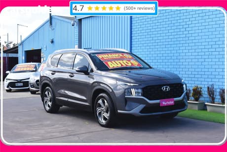 Grey 2021 Hyundai Santa FE Wagon Active Crdi (Awd)