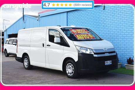 White 2022 Toyota HiAce Van Lwb