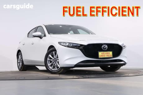 White 2024 Mazda 3 Hatchback G20 Pure