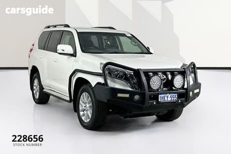 White 2016 Toyota Landcruiser Prado Wagon Vx (4X4)