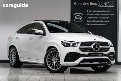 White 2022 Mercedes-Benz GLE450 Coupe 4Matic (Hybrid)