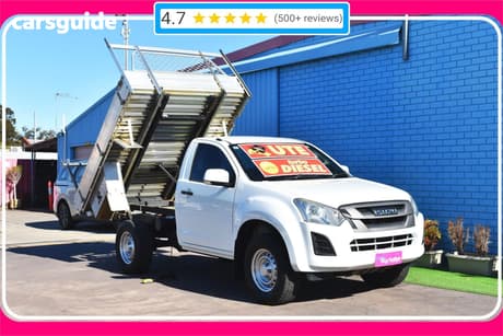 White 2018 Isuzu D-MAX Cab Chassis Sx Hi-Ride (4X2)