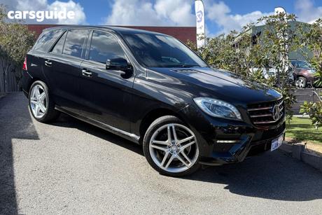 Black 2013 Mercedes-Benz ML SUV 350CDI BLUETEC (4X4) 166