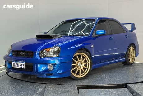 Blue 2003 Subaru Impreza Sedan Wrx (Awd)