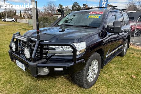 Blue 2018 Toyota Landcruiser Wagon Lc200 Vx (4X4)