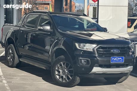 Black 2020 Ford Ranger Double Cab Pick Up Wildtrak 2.0 (4X4)