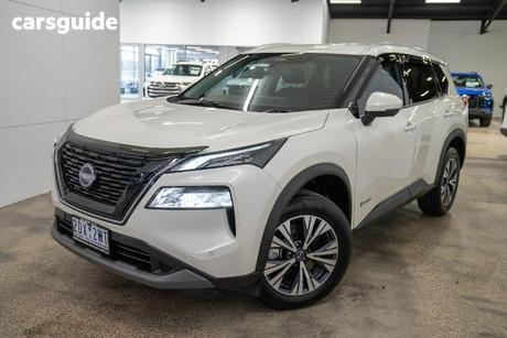 White 2025 Nissan X-Trail Wagon St-L (4Wd) E-Power (Hybrid)