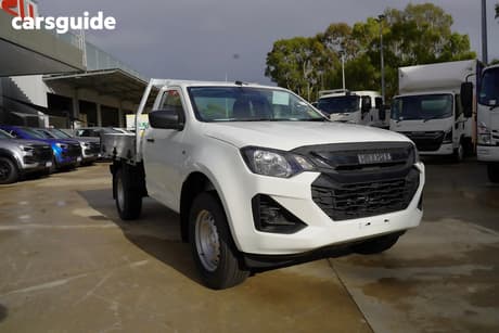 White 2025 Isuzu D-MAX Cab Chassis Sx (4X2) High-Ride
