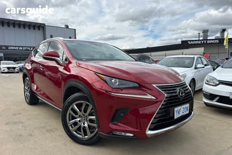 Red 2018 Lexus NX300 Wagon F Sport (Fwd)