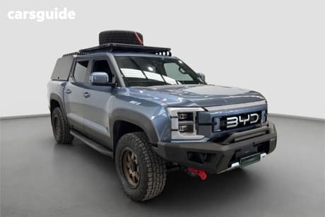 Blue 2025 BYD Shark 6 Dual Cab Utility Dual Motor Premium