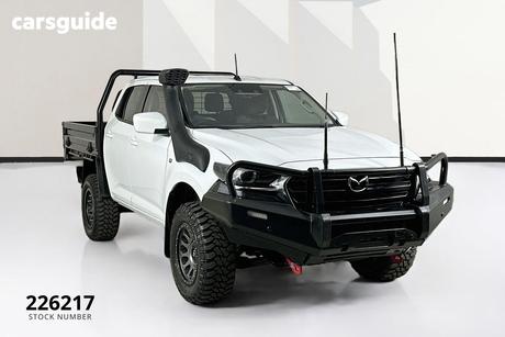 White 2023 Mazda BT-50 Dual Cab Chassis Xt (4X4)