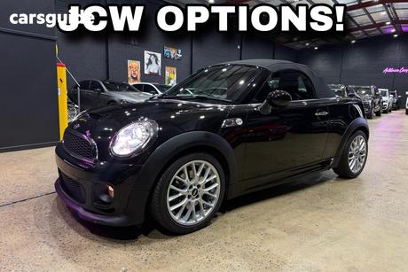 Black 2013 Mini Roadster Convertible COOPER S F