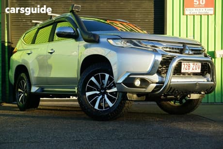 Silver 2017 Mitsubishi Pajero Sport Wagon Gls (4X4) 7 Seat