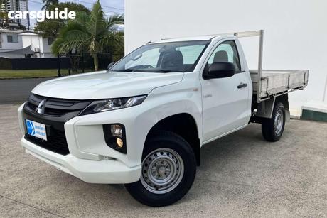 White 2020 Mitsubishi Triton Cab Chassis Glx (4X2)