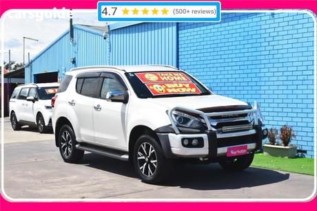 White 2019 Isuzu MU-X Wagon Ls-T (4X4)