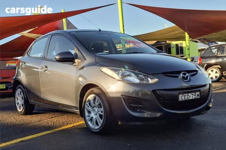 Grey 2011 Mazda 2 Hatchback Neo