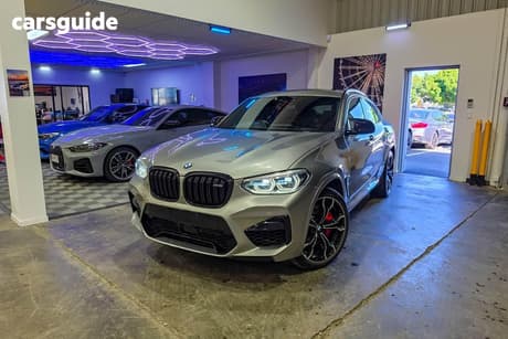 Grey 2021 BMW X4 Coupe M Competition