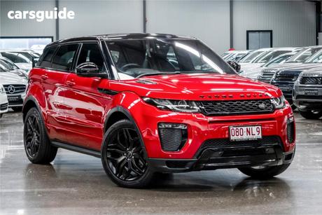 Red 2017 Land Rover Range Rover Evoque SUV TD4 180 HSE DYNAMIC 4X4