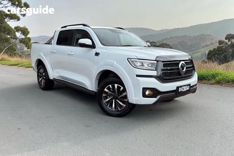 White 2026 GWM Cannon Dual Cab Utility Ultra (4X4)