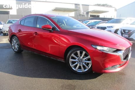 Red 2020 Mazda 3 Sedan G20 Touring