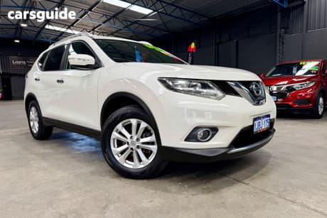 White 2015 Nissan X-Trail Wagon St-L (Fwd)