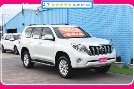 White 2016 Toyota Landcruiser Prado Wagon Vx (4X4)