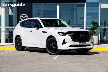 White 2024 Mazda CX-60 Wagon G40E Gt Vision Hybrid