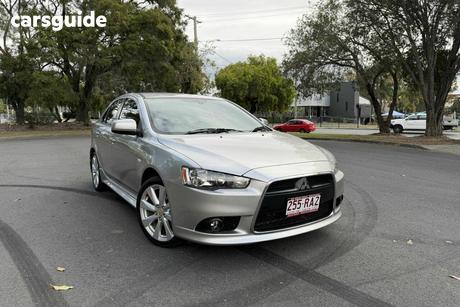 Silver 2012 Mitsubishi Lancer Hatchback Vr-X Sportback