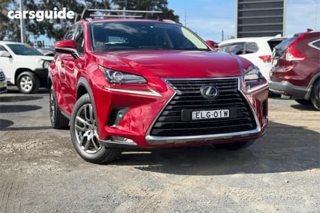 Red 2021 Lexus NX300 Wagon Luxury (Fwd)