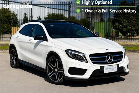 White 2015 Mercedes-Benz GLA250 Wagon 4Matic