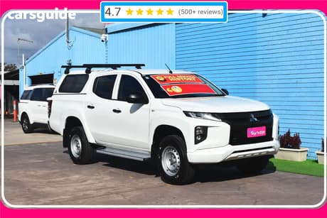 White 2020 Mitsubishi Triton Double Cab Pick Up Glx Adas