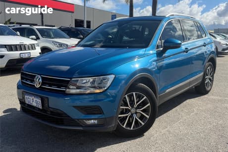 Blue 2018 Volkswagen Tiguan Wagon 132 Tsi Comfortline