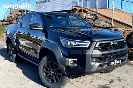 Black 2023 Toyota Hilux Double Cab Pick Up Rogue (4X4)