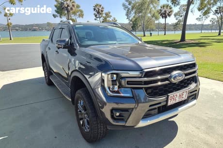 Grey 2023 Ford Ranger Double Cab Pick Up Wildtrak 3.0 (4X4)